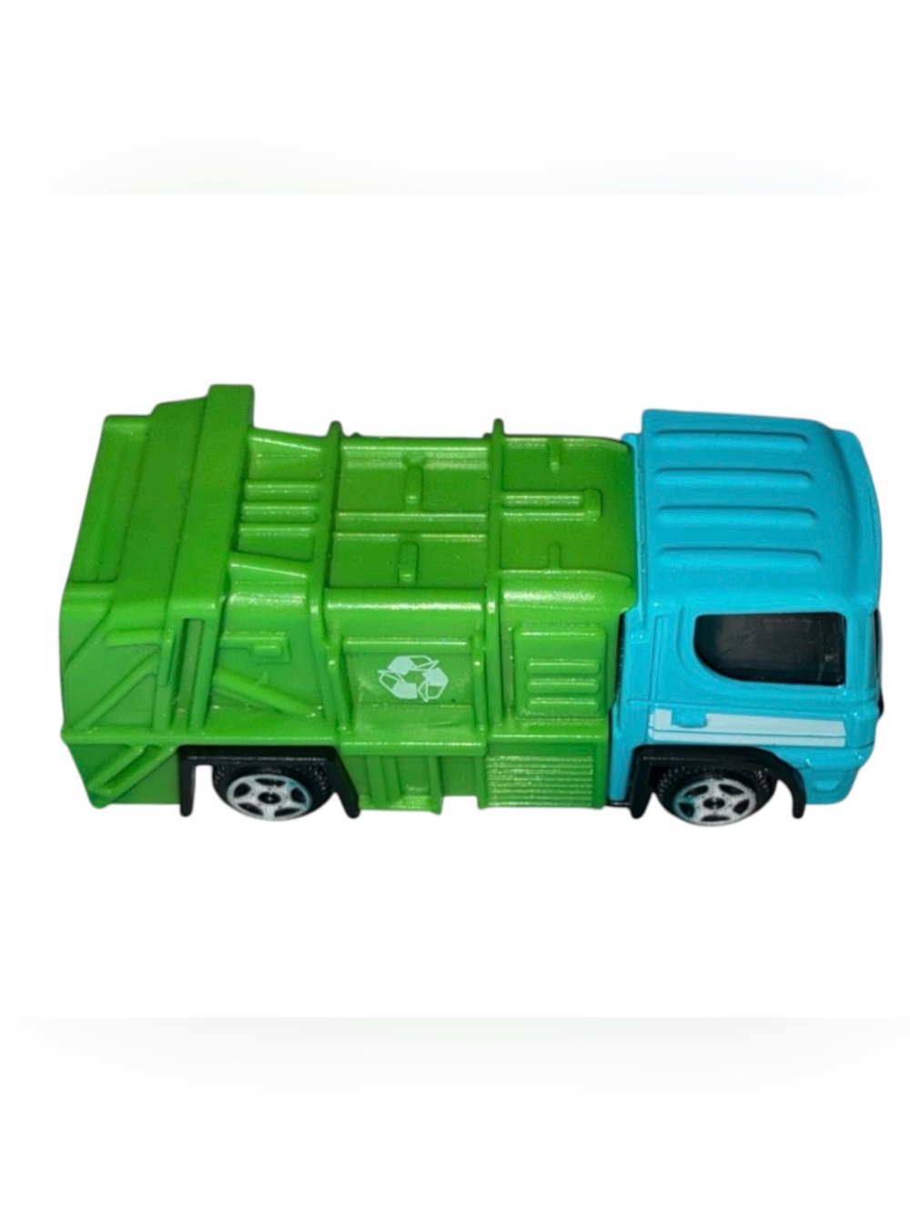 Kids Recycling Garbage Truck Toy - Green and Blue
